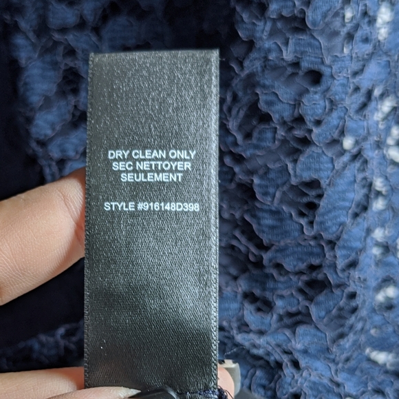 Rebecca Taylor Sleeveless Lace Miz Pleat Dress - Picture 16 of 16